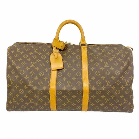 Louis Vuitton Handbags - LOUIS VUITTON Brown Monogram Keepall 55 Boston Bag